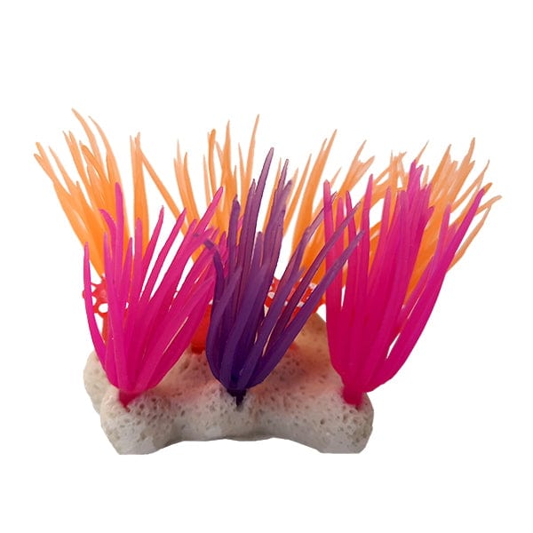 Orange Glow Silicone Grass - Vibrant Aquarium Fish Gear Plant