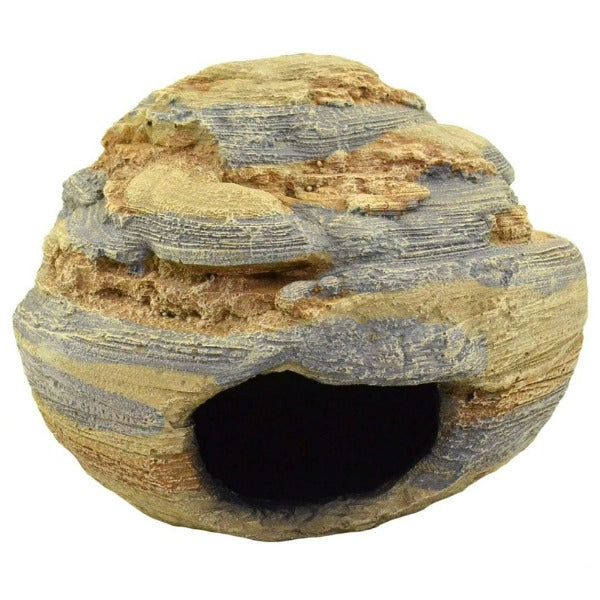 Repti Gear Realistic Melaruca Stone Cave for Reptile Habitat