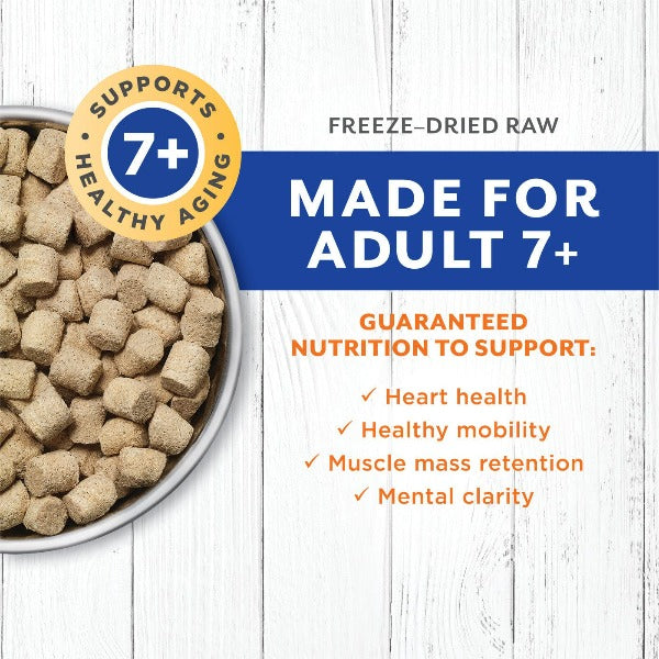 Instinct Raw Longevity Freeze - Dried Chicken Recipe for Adult Dogs 7+