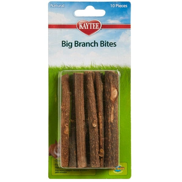 Kaytee Natural Fruit - Wood Big Branch Bites Chew Treats for Small Pets