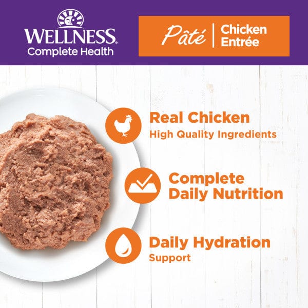 Wellness Complete Health 5.5oz Grain-Free Canned Chicken Entree Cat Food
