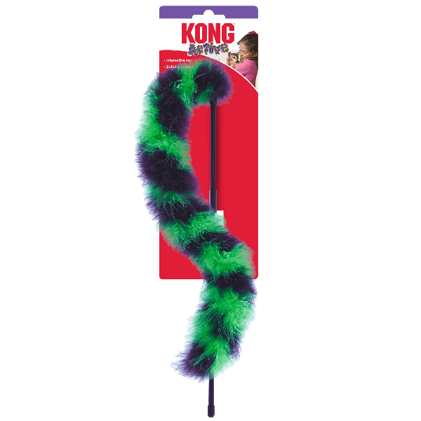 KONG Twisted Active Boa Teaser - Ideal Cat Toy for Hunting Instincts