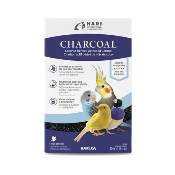 HARI Activated Coconut Charcoal Digestive Aid for Pet Birds