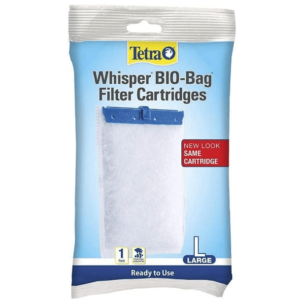 Large Tetra Whisper Disposable Bio - Bag Filter Cartridges for Crystal - Clear Aquarium Water