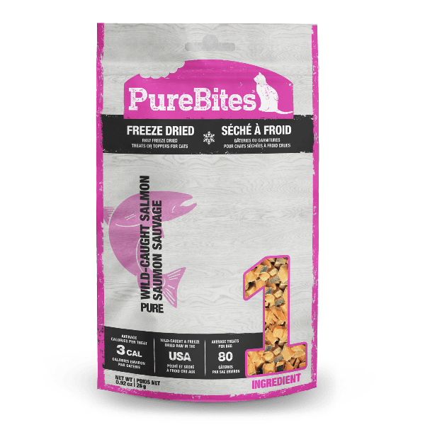 PureBites Freeze - Dried Wild - Caught Sockeye Salmon High - Value Cat Treats
