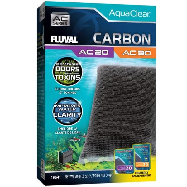 Fluval Activated Carbon Power Filter Insert for AC Series in Fresh and Saltwater Aquariums