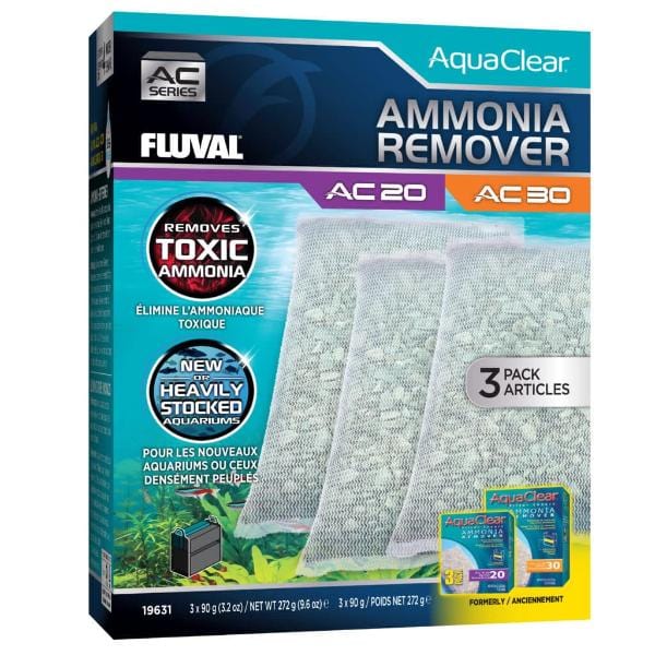 Fluval AC Series Ammonia Removal Power Filter Insert for Freshwater Aquariums