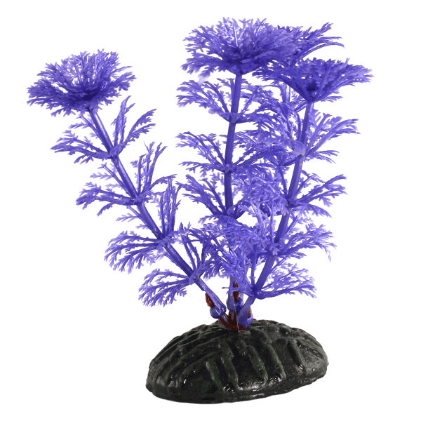 Purple Cabomba Plastic Betta Fish Gear Plants (Set of 4)