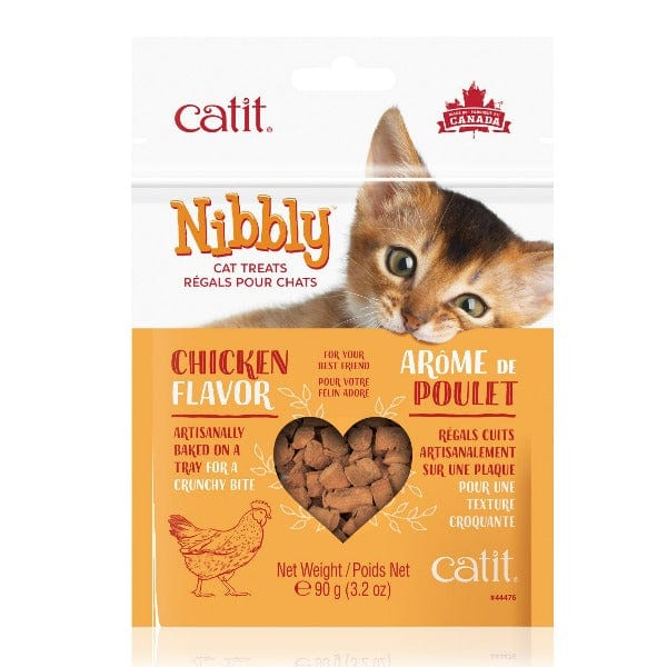 Catit Artisan-Baked Nibbly Cat Treats with Chicken Flavor