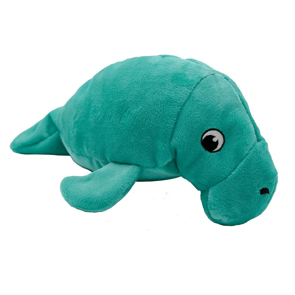 Tender-Tuffs Soft and Durable Big Shots Manatee Plush Toy for Dogs