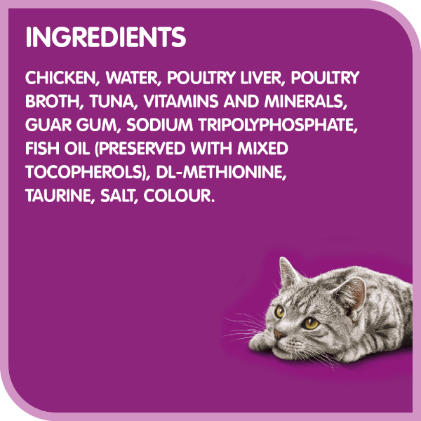 Whiskas Single - Serve Perfect Portions Chicken & Tuna Pâté Wet Cat Food