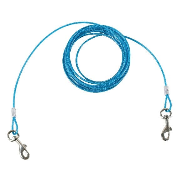 M-PETS Heavy-Duty Dog Tie-Out Cable for Dogs Up to 22.7 kg