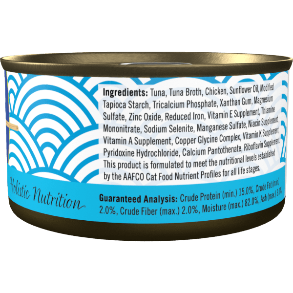 Delicious Canned Cat Food: Tuna Dinner with Chicken