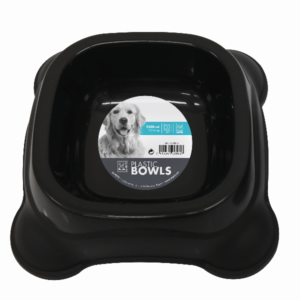 M-PETS Anti-Slip Plastic Pet Bowl with Easy Cleaning Feature