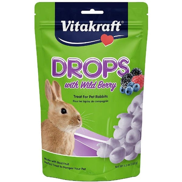 Vitakraft Rabbit Treats - Wild Berry Flavored Drops