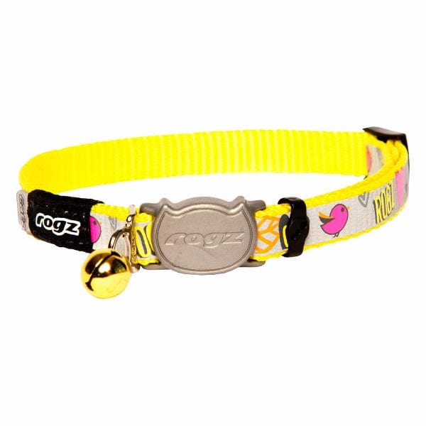 Rogz Reflective Kiddy Cat Safety Release Collar for Enhanced Nighttime Visibility and Safety