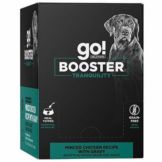 Go! Solutions Tranquility Booster: Minced Chicken with Gravy Dog Food Topper