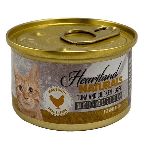 Heartland Naturals High - Protein Canned Tuna & Chicken Recipe for Cats and Kittens