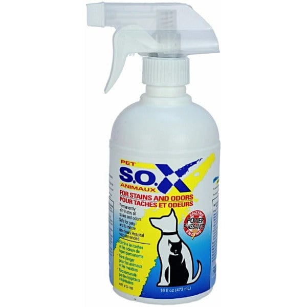 S.O.X. Premium Enzyme-Based Pet Stain and Odor Eliminator Solution