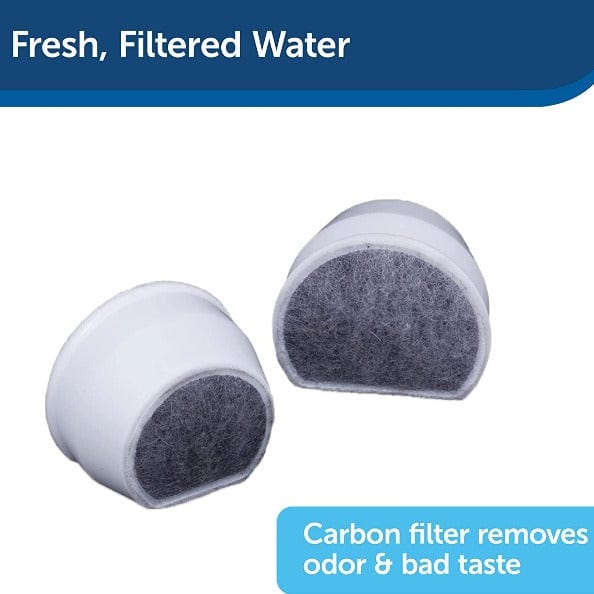 Replacement Set of 4 Charcoal Filters for Drinkwell Ceramic Pet Water Fountains