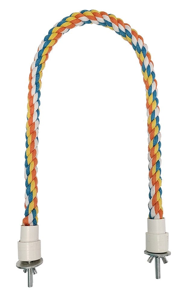 Multi - Colored Cotton Bird Perches: Tweeters Brand, Available in Four Sizes