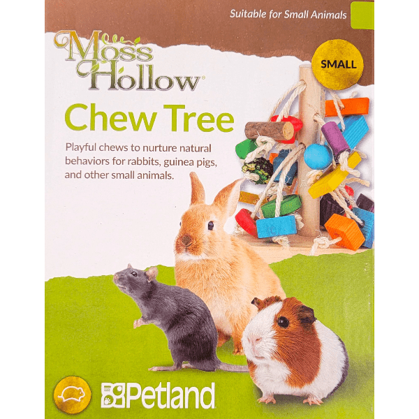 Moss Hollow Pet Chew Tree for Small Animals