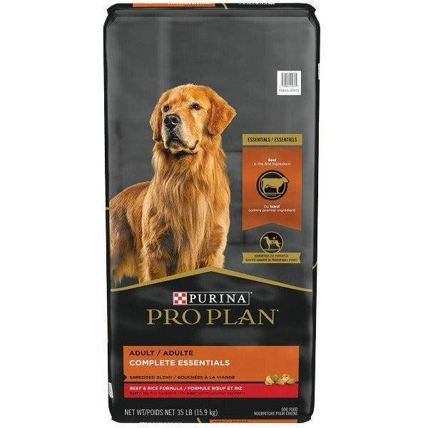 Purina Pro Plan Premium Adult Dry Dog Food - Shredded Blend of Beef and Rice Recipe
