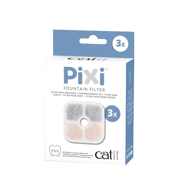 Catit PIXI Triple - Action Drinking Fountain Filters for Cats (3 - Pack & 6 - Pack Available)