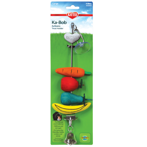Kaytee Ka-Bob Large-Sized Refillable Chew Toy for Small Pets
