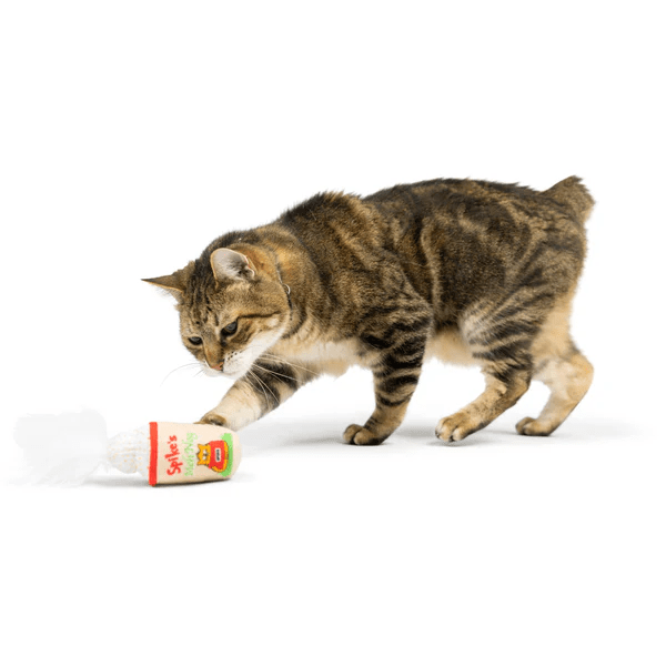 Huxley & Kent Meh' Nog Plush Cat Toy for Festive Feline Fun