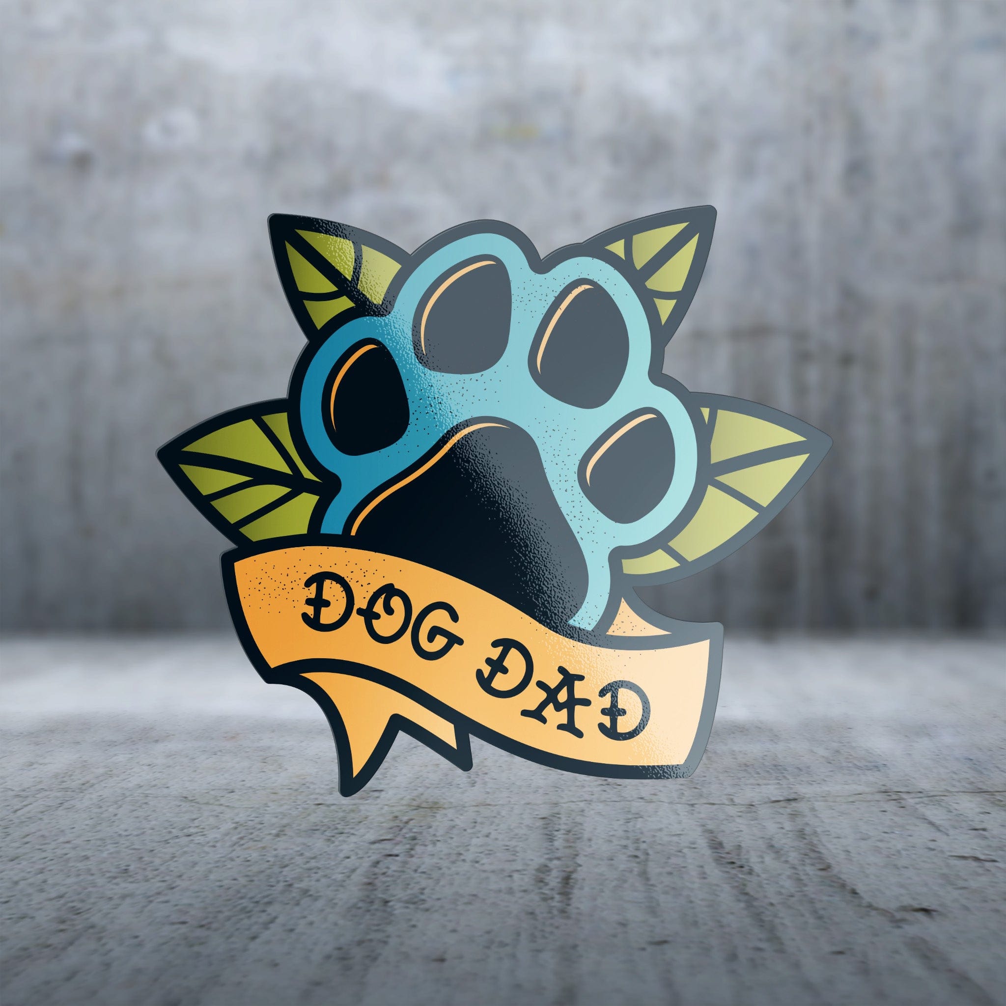 Matte Finish Dog Sayings Sticker Pack for Dog Dads - Including Small Stickers