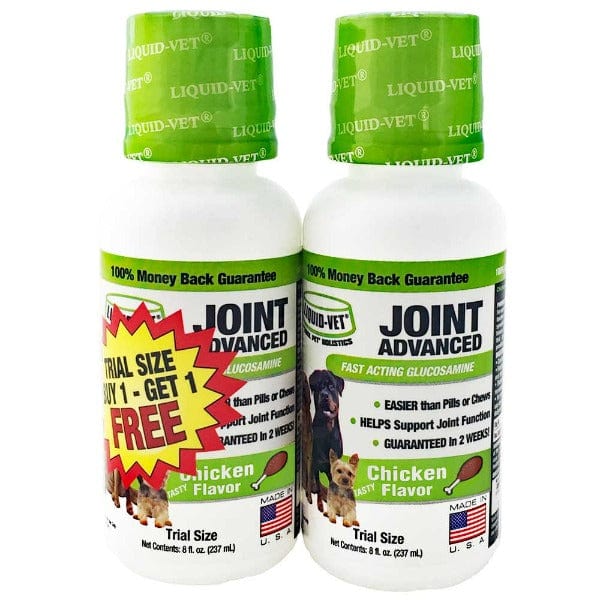 Liquid-Vet Advanced Hip and Joint Formula with Chicken Flavor for Canine Dogs - Optimal Joint Support Solution
