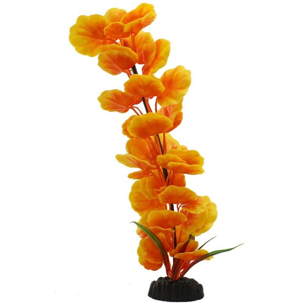 12 - inch Orange Cardamine - style Plastic Aquarium Fish Gear Plant