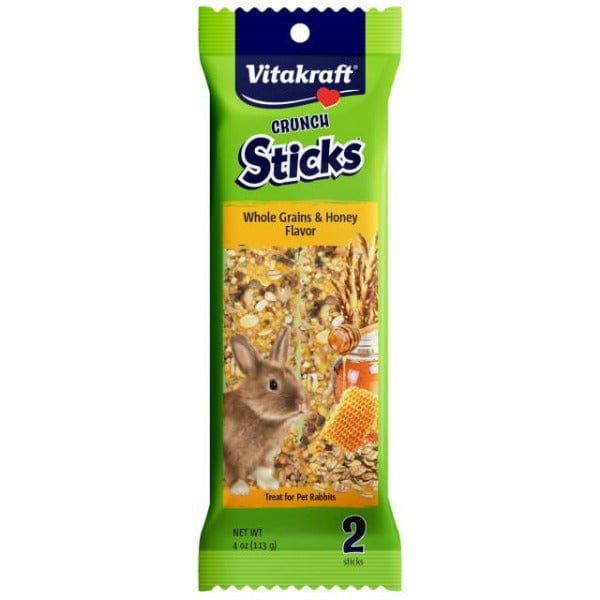 Vitakraft Rabbit Treats: Whole Grains & Honey Crunchy Sticks