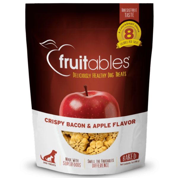 Fruitables Oven - Baked Crispy Bacon and Sweet Apple Flavored Dog Treats