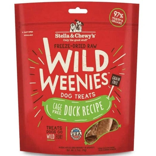 Stella & Chewy's All - Natural, Grain - Free Wild Weenies Dog Treats with Duck Recipe