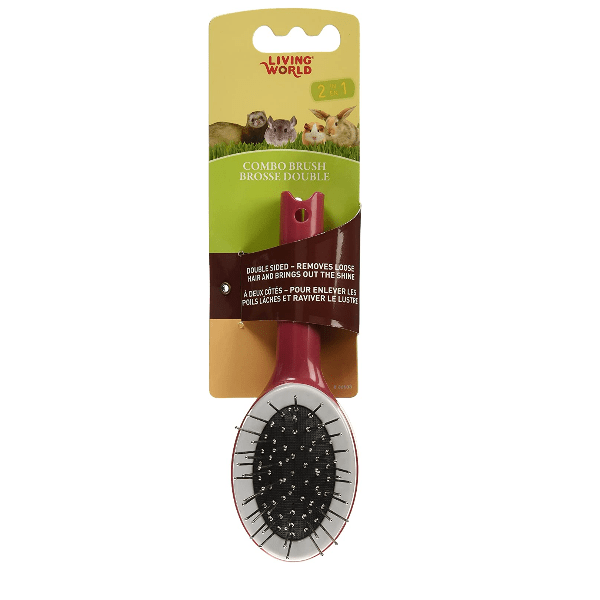 Living World All - in - One Dual - Sided Brush for Small Pets
