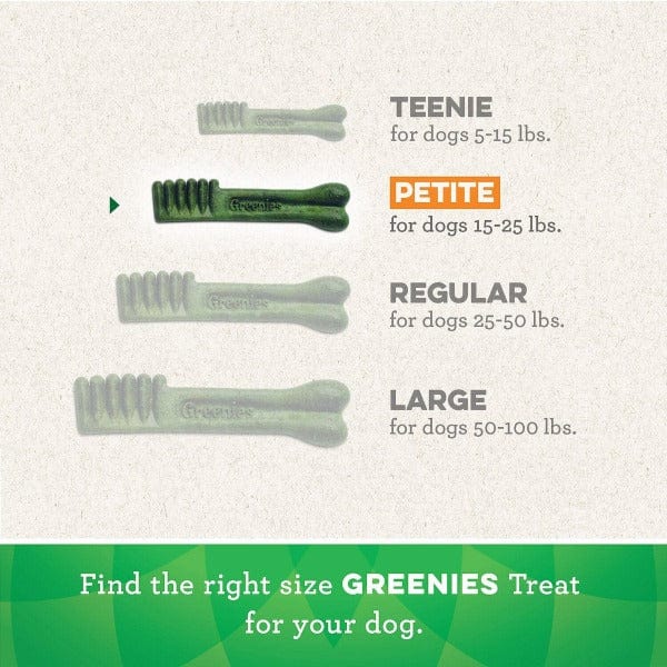 Greenies Petite Original Dental Treats for Dogs