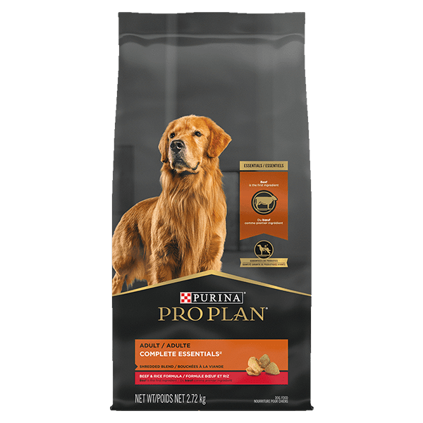 Purina Pro Plan Premium Adult Dry Dog Food - Shredded Blend of Beef and Rice Recipe