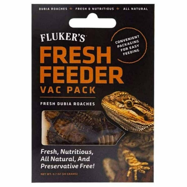 Fluker's Vacuum-Packed Fresh Dubia Roaches for Reptile Pets