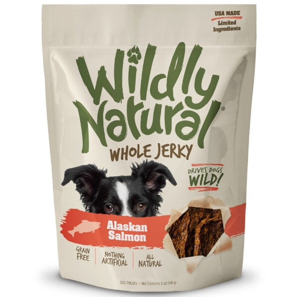USA-Sourced Wildly Natural Whole Alaskan Salmon Jerky Dog Treats