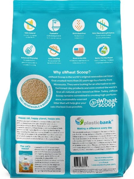 Original Fast - Clumping sWheat Scoop All - Natural Wheat Cat Litter