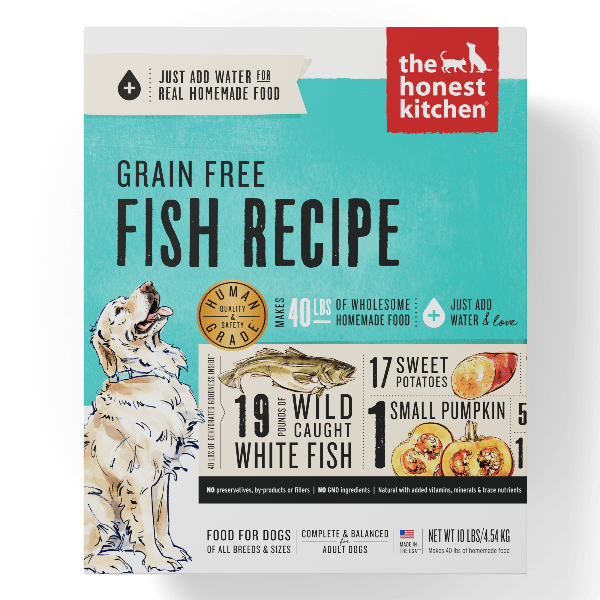 The Honest Kitchen Premium Grain - Free Dehydrated Dog Food with Fish Recipe, 10 - Pound Bag (Special Order Item)