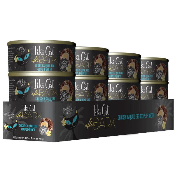 Tiki Cat After Dark Canned Cat Food: Chicken & Quail Egg Recipe
