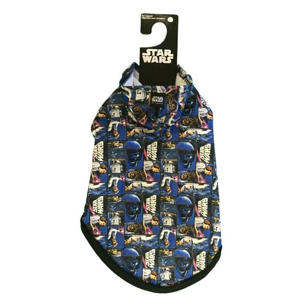 Classic Star Wars Print Dog Hoodie - Stylish and Comfortable