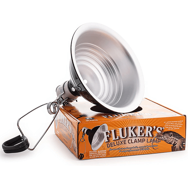 Fluker's Premium Deluxe Adjustable Clamp Lamp for Reptile Enclosures