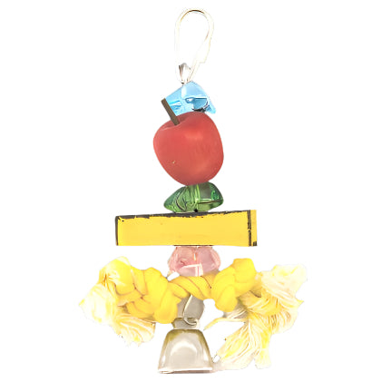 Tweeters Interactive Fruit Kabob-Style Bird Toy for Endless Entertainment