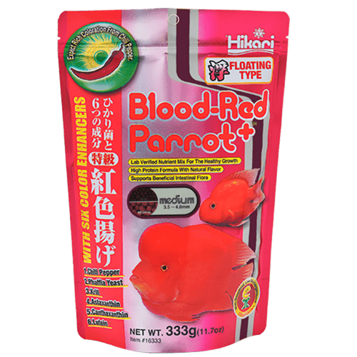 Hikari Floating Pellet Diet for Tropical Blood Red Parrots