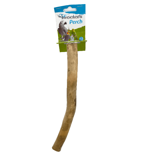 Tweeters All - Natural Wooden Bird Perches for Indoor Use