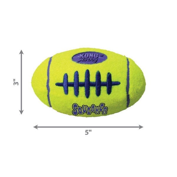 KONG Airdog Squeaky Fetching Football Dog Toy for Endless Play
